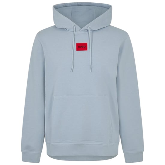 Hugo - Hoodie zum Überziehen für Herren, Baumwollmischung (Blau) - Image 2