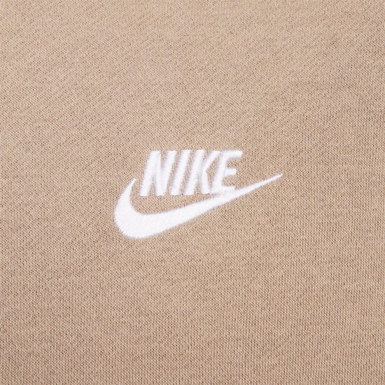 Nike - "Sportswear Club" Hoodie mit durchgehendem Reißverschluss für Herren (Khakigrün) - Image 4