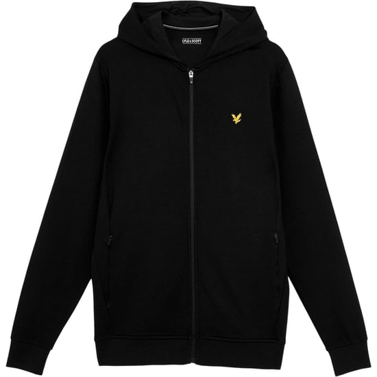Lyle & Scott - Hoodie mit durchgehendem Reißverschluss für Herren, Fleece (Samtschwarz) - Image 1