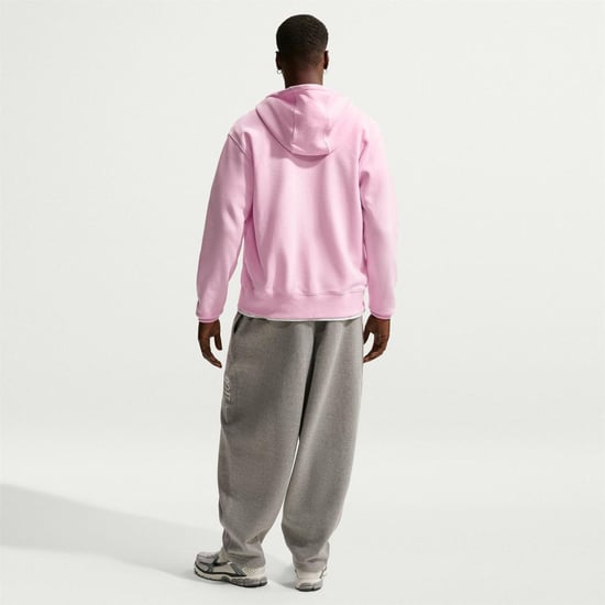 Nike - "Sportswear Club" Hoodie mit durchgehendem Reißverschluss für Herren (Schaum Pink) - Image 5