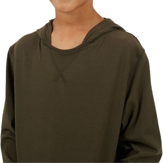 Brave Soul - Kapuzenpullover für Jungen, angesetzte Ärmel (Khakigrün) - Image 3