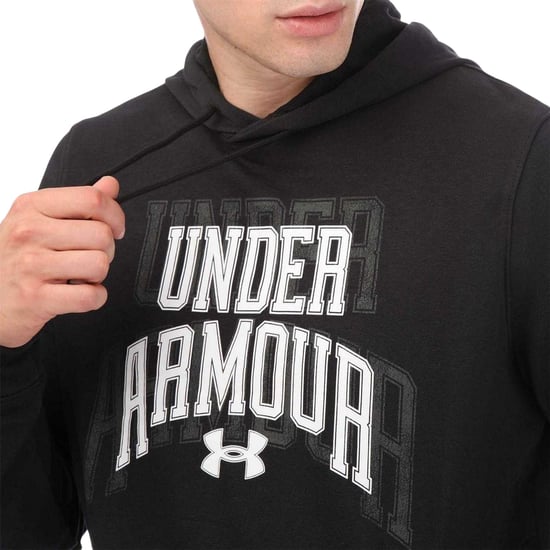 Under Armour - "Rival Terry" Kapuzenpullover für Herren (Schwarz) - Image 3