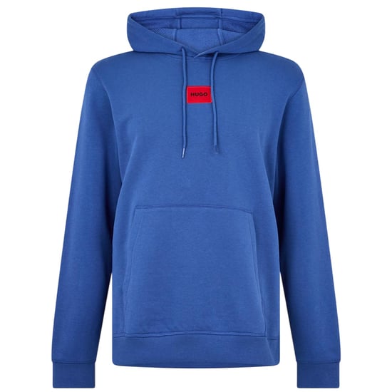 Hugo - Hoodie zum Überziehen für Herren, Baumwollmischung (Dunkelblau) - Image 2