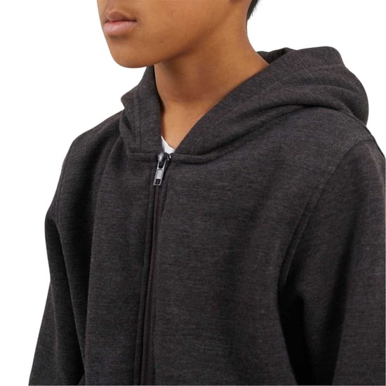 Brave Soul - Hoodie mit durchgehendem Reißverschluss für Jungen, Gerippter Ärmelaufschlag (dunkele Kohle) - Image 3