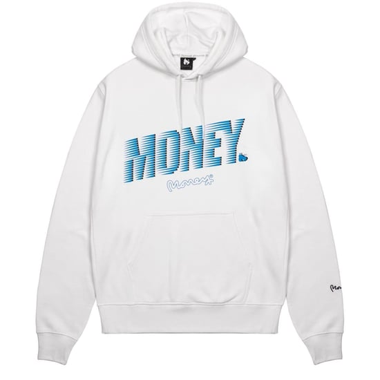 Money - "Zoom" Kapuzenpullover für Herren (Weiß) - Image 1