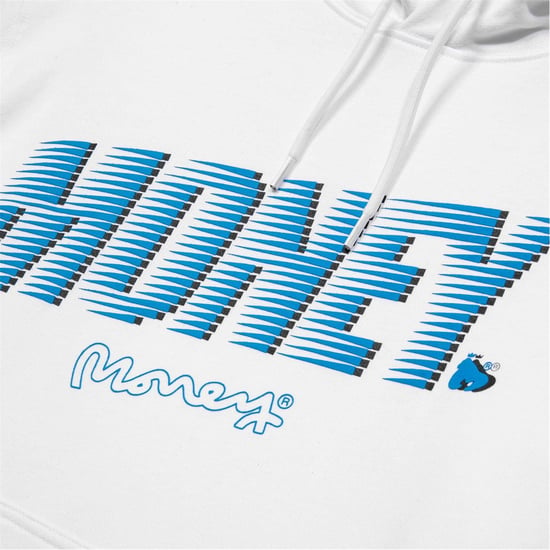 Money - "Zoom" Kapuzenpullover für Herren (Weiß) - Image 3