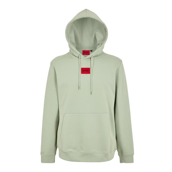 Hugo - Hoodie zum Überziehen für Herren, Baumwollmischung (Pastellgrün) - Image 2