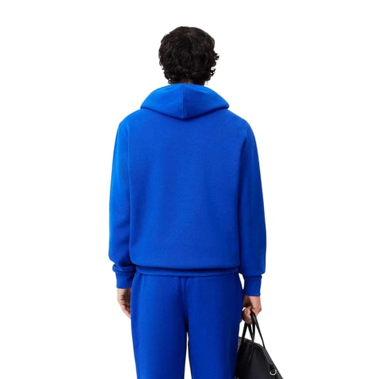 Lacoste - Kapuzenpullover für Herren, Double-Face-Baumwollpiqué (Blau) - Image 3