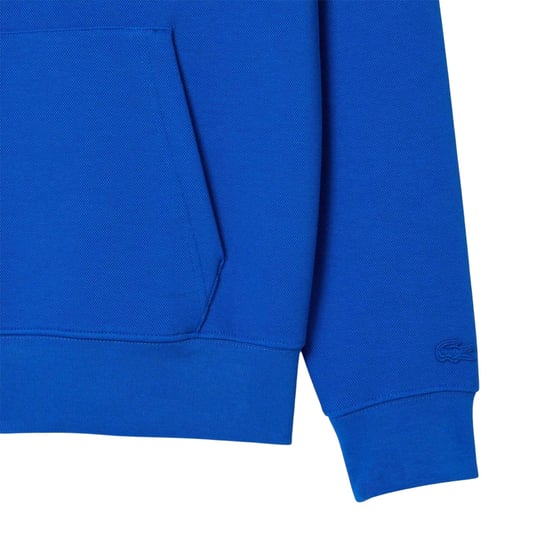 Lacoste - Kapuzenpullover für Herren, Double-Face-Baumwollpiqué (Blau) - Image 4