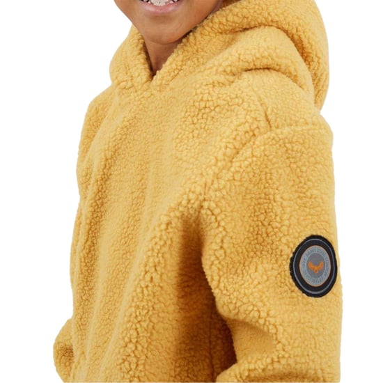 Brave Soul - Kapuzenpullover für Kinder, Kängurutasche (Senf) - Image 3