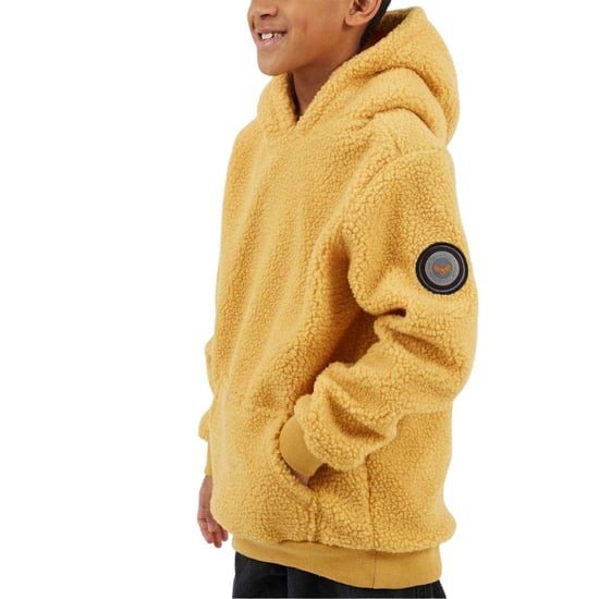 Brave Soul - Kapuzenpullover für Kinder, Kängurutasche (Senf) - Image 4