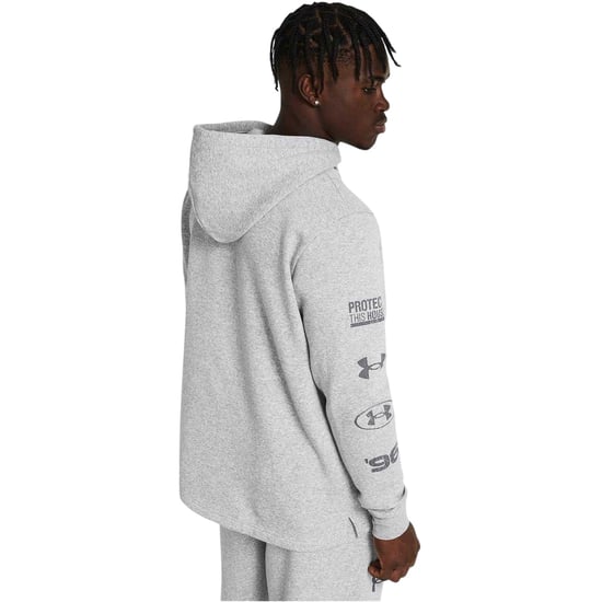 Under Armour - "Essential" Kapuzenpullover für Herren (Frostgrau) - Image 3