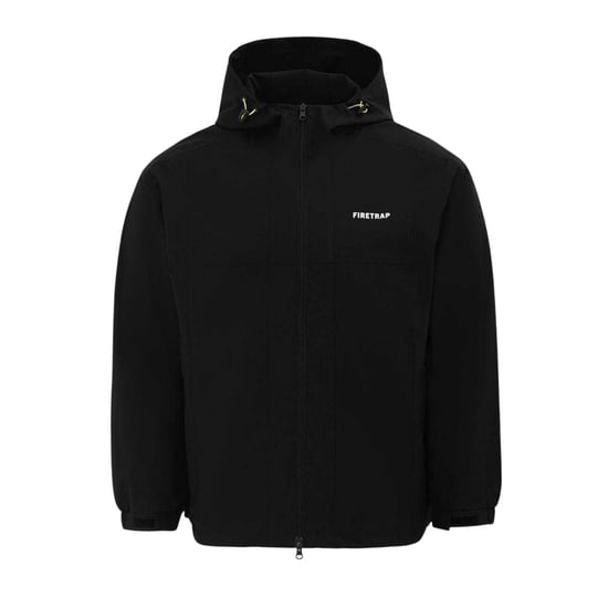 Firetrap - Kapuzenjacke für Herren, Leicht (Schwarz) - Image 1