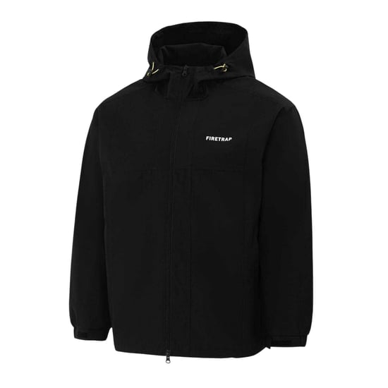 Firetrap - Kapuzenjacke für Herren, Leicht (Schwarz) - Image 3