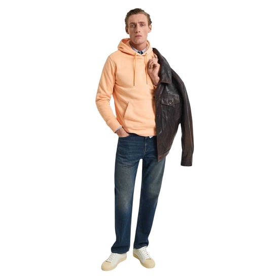 Gant - "Shield" Kapuze mit Kordelzug für Herren (Orange) - Image 4