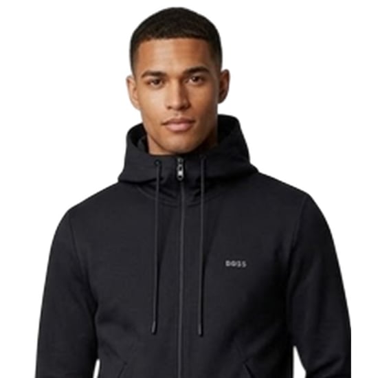 Boss - "Saggy" Sweatjacke für Herren (Schwarz) - Image 4