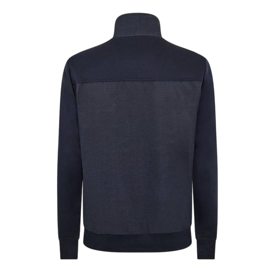 Boss - "Shepherd" Sweatshirt für Herren, Durchgehender Reißverschluss, gewebter Stoff (Dunkelblau) - Image 2