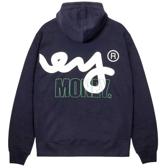 Money - "Block" Kapuzenpullover für Herren (Marine) - Image 2