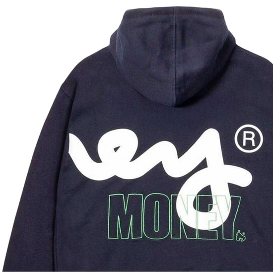 Money - "Block" Kapuzenpullover für Herren (Marine) - Image 3
