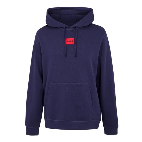 Hugo - Hoodie zum Überziehen für Herren, Baumwollmischung (Marine) - Image 2