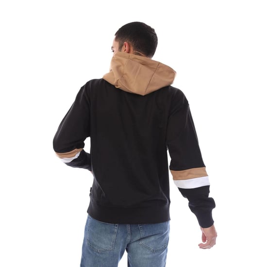 Boss - "Sullivan 20" Kapuze mit Kordelzug für Herren, Übergroß (Schwarz) - Image 2