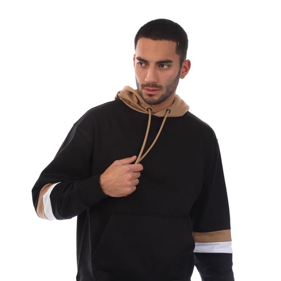 Boss - "Sullivan 20" Kapuze mit Kordelzug für Herren, Übergroß (Schwarz) - Image 3