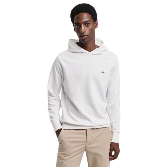 Gant - Kapuzenpullover für Herren, Regulär (Weiß) - Image 1