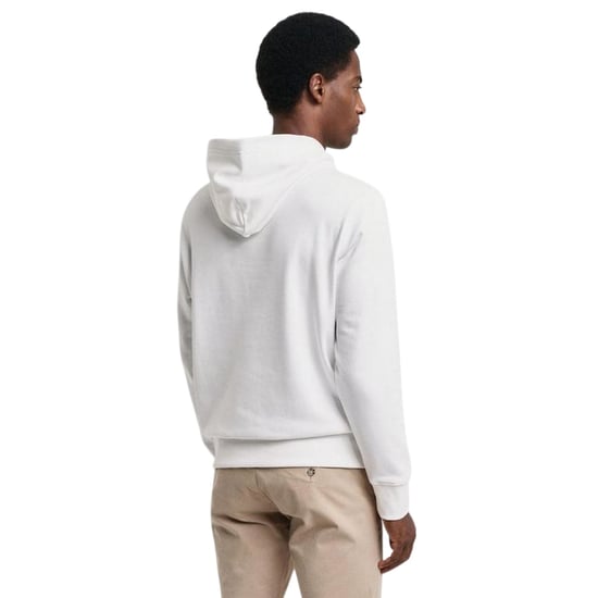 Gant - Kapuzenpullover für Herren, Regulär (Weiß) - Image 2