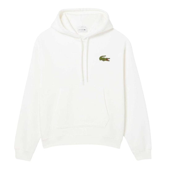 Lacoste - Kapuze mit Kordelzug für Herren, lose Passform (Cremefarbe) - Image 2