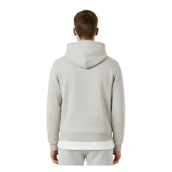 Hugo - Hoodie zum Überziehen für Herren, Baumwollmischung (Pastellgrau) - Image 4