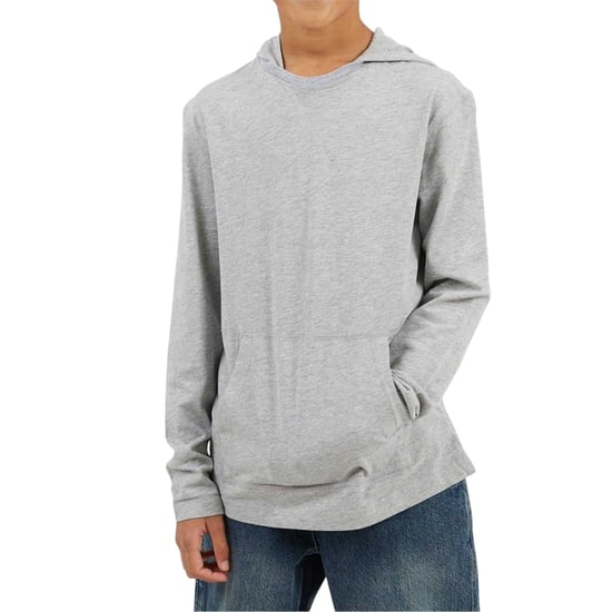 Brave Soul - Kapuzenpullover für Jungen, angesetzte Ärmel (Hellgrau) - Image 1