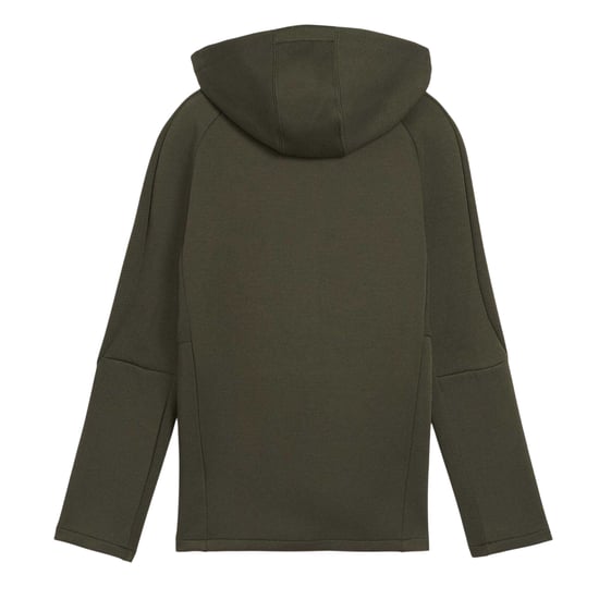 Puma - Hoodie mit durchgehendem Reißverschluss für Kinder (Dunkel-Olive) - Image 3