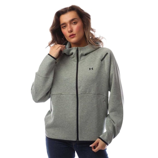Under Armour - Hoodie mit durchgehendem Reißverschluss für Damen, Fleece (Grün) - Image 1