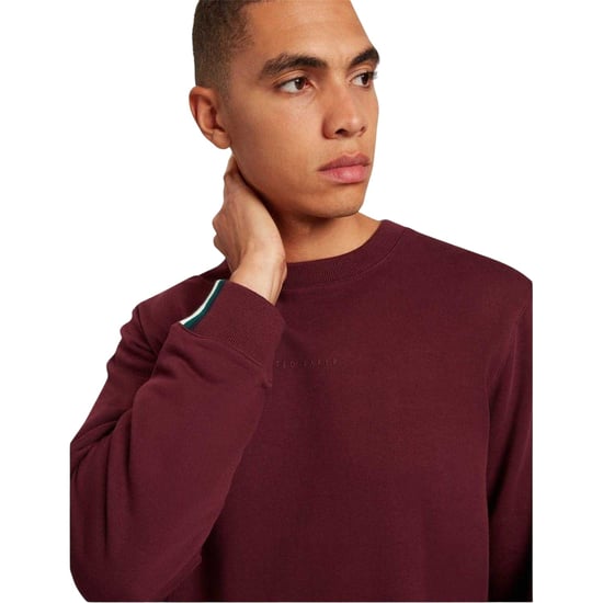 Ted Baker - Sweatshirt für Herren, Rundhalsausschnitt (Ochsenblutrot) - Image 4