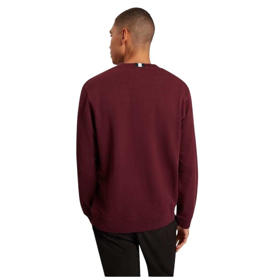 Ted Baker - Sweatshirt für Herren, Rundhalsausschnitt (Ochsenblutrot) - Image 5