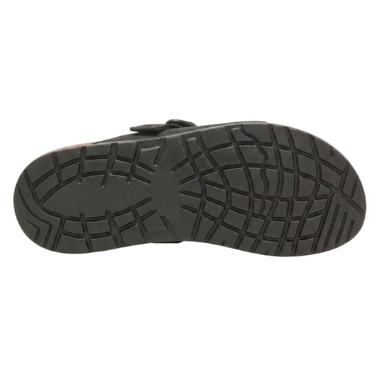 Chaco - "Lowdown" Pantoffeln für Herren, Leder, Open Toe, flach geformter Absatz (Schwarz) - Image 3