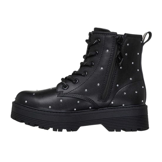 Skechers - Strass Stiefeletten für Mädchen, Plattform-Absatz (Schwarz) - Image 2