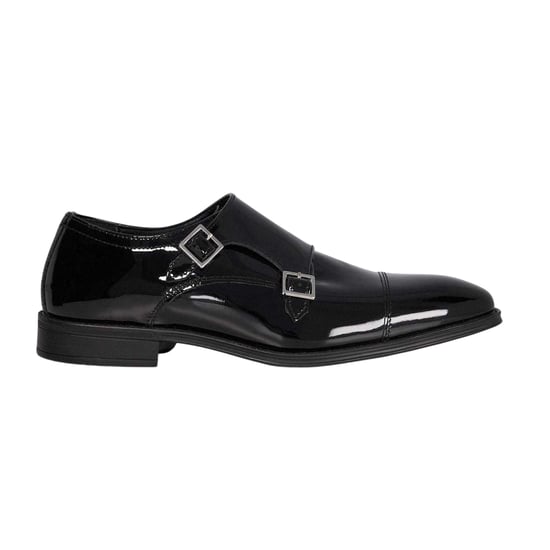 Dune London - "Lo Steff" Schuhe für Herren, Leder, Doppelter Monkstrap (Schwarz) - Image 3