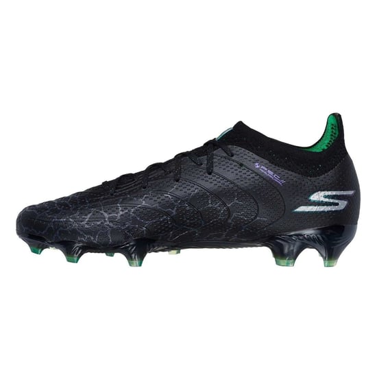 Skechers - "Elite" Gekrachtes Eis Fußballschuhe mit festem Boden für Herren (Schwarz/Silber) - Image 2