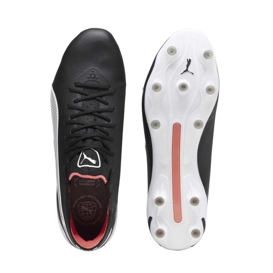 Puma - "King Ultimate" Fußballschuhe mit festem Boden für Herren/Damen Unisex (Schwarz/Weiß) - Image 4
