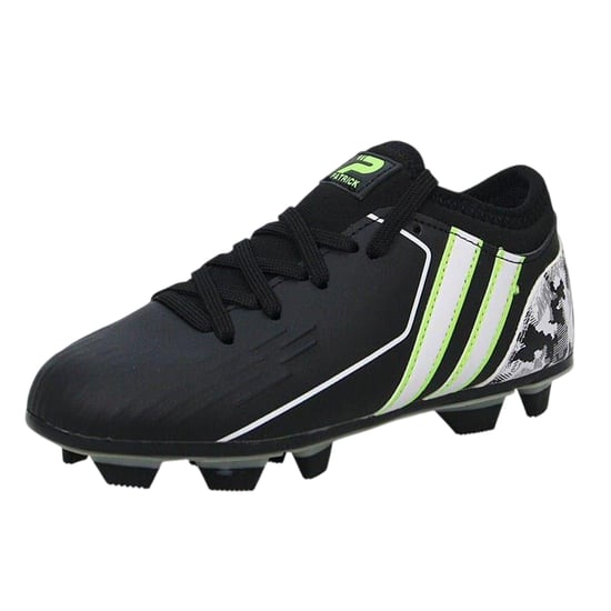Patrick - Tarnmuster Fußball-Stiefel für Kinder, Zum Schnüren (Schwarz) - Image 4