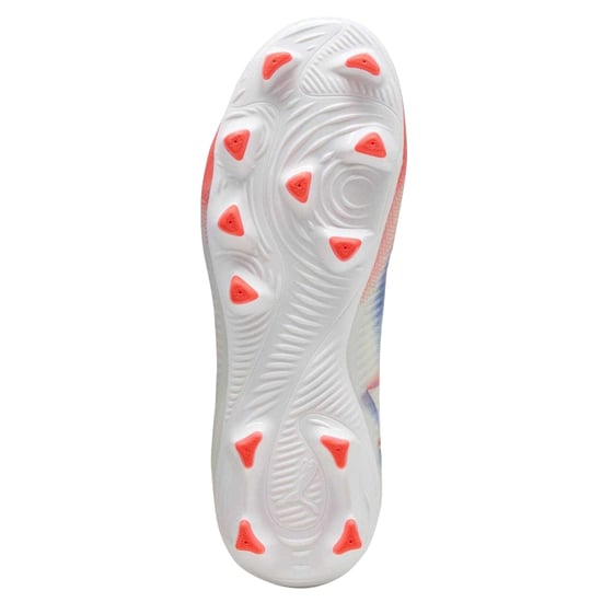 Puma Kinder Future 8 Pro Kunstrasen-Fußballschuhe (Weiß/Schwarz/Rot) - Image 3