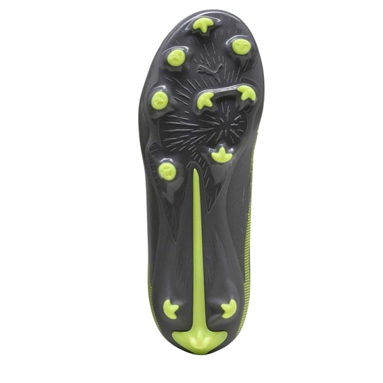 Puma - "Ultra Match" Fußballschuhe mit festem Boden für Kinder (Mattiertes Silber) - Image 3