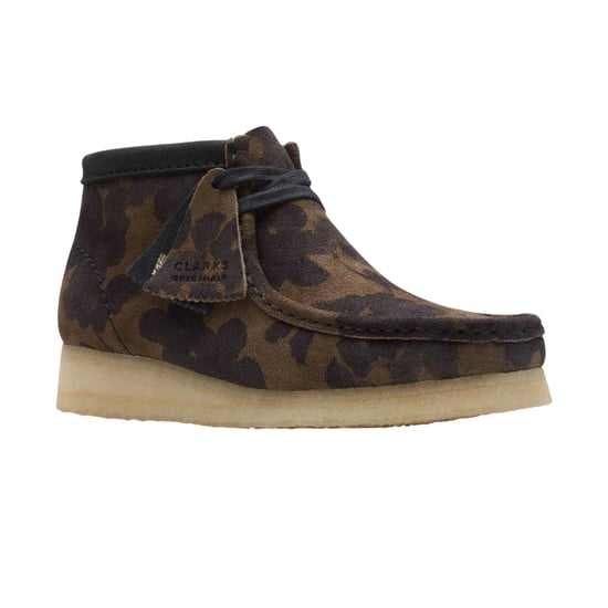 Clarks Originals - "Wallabee" Stiefel für Herren, Kalbvelours (Schwarz) - Image 1