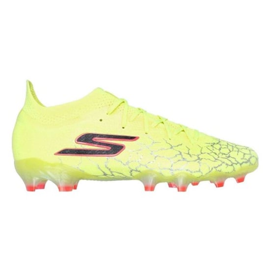 Skechers - "Elite" Gekrachtes Eis Fußballschuhe mit festem Boden für Herren (Gelb/Schwarz) - Image 1