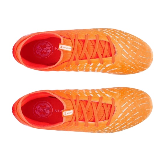 Under Armour - "Magnetico Select 5" Fußballschuhe mit festem Boden für Herren (Orange/Weiß) - Image 3