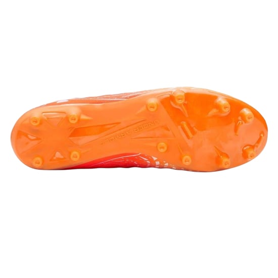 Under Armour - "Magnetico Select 5" Fußballschuhe mit festem Boden für Herren (Orange/Weiß) - Image 4