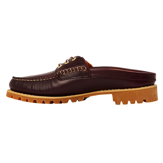 Timberland - "Vibram" Mules für Herren, Leder, Mokassin-Spitze (Burgunderrot) - Image 2