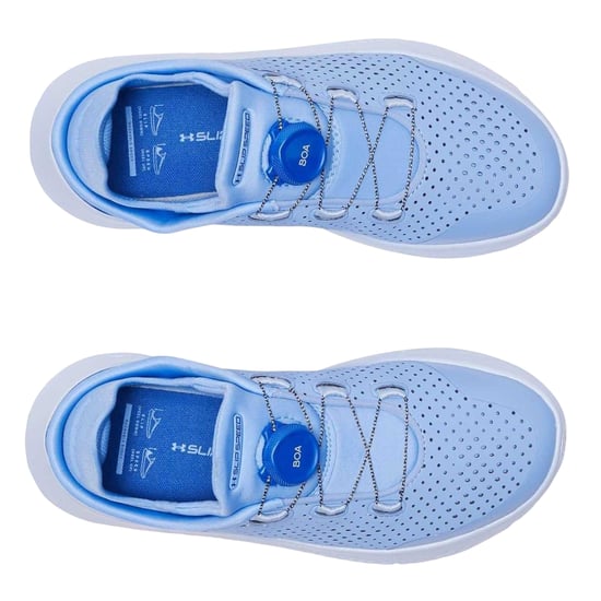 Under Armour - "UA Slipspeed" Sneaker für Herren/Damen Unisex, Leder, BOA Verschluss (Blau) - Image 3