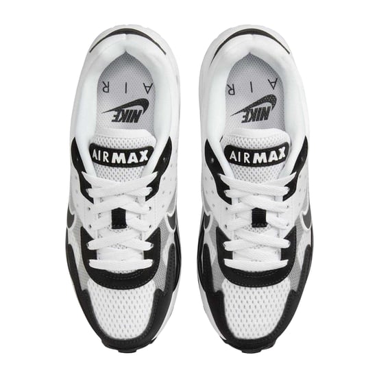 Nike - "Air Max" Sneaker für Kinder, Leder, Zum Schnüren (Weiß/Schwarz/Violett) - Image 4